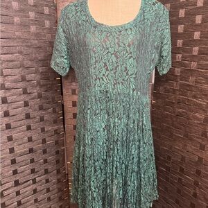 American Angle Vintage Sage green Lace babydoll Dress.